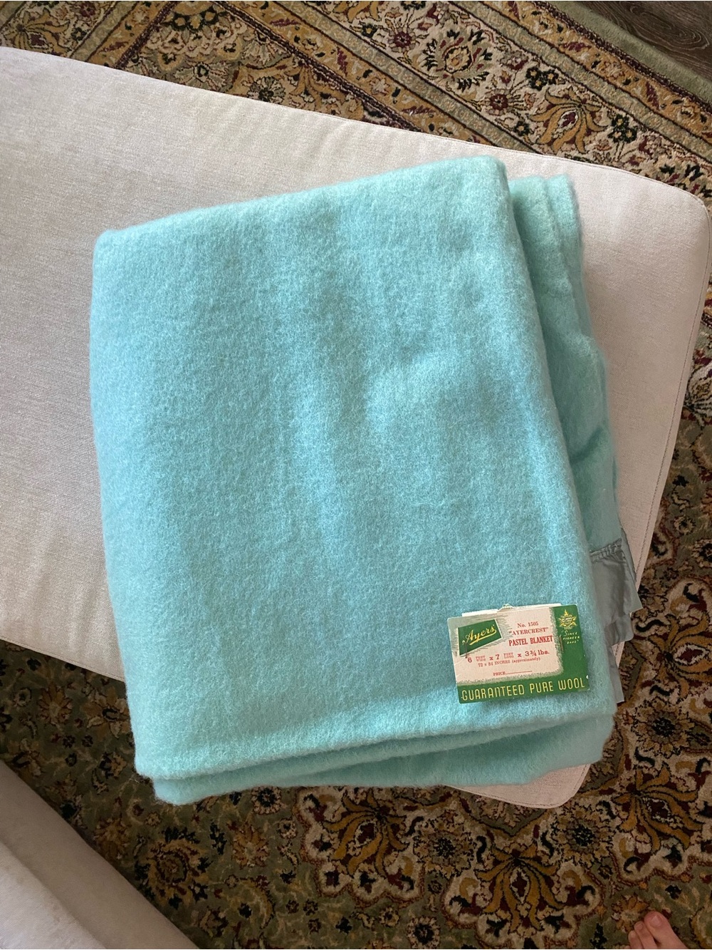 Vintage 100% Wool Blanket